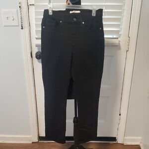 Levi's Black Classic Straight Jeans